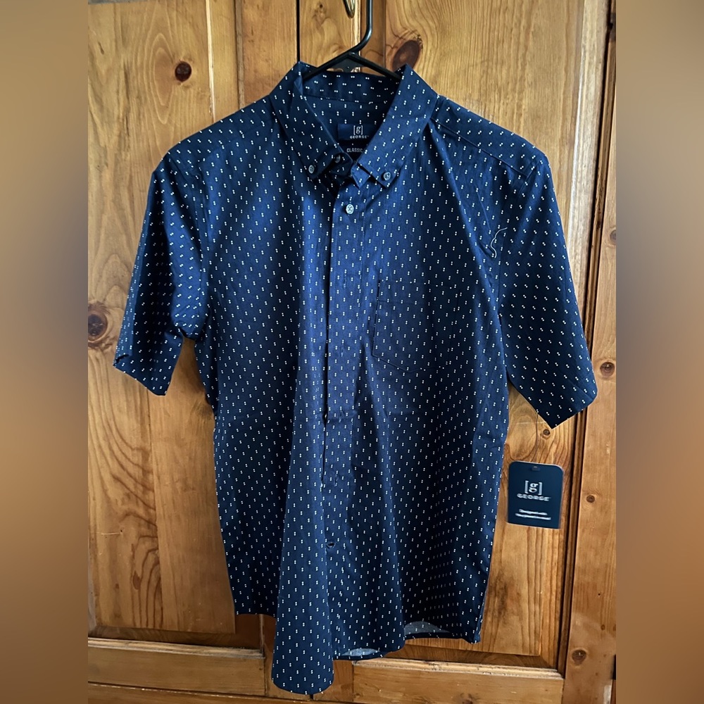 COPY - X2 NWT George Men’s Button Shirts (SM)
